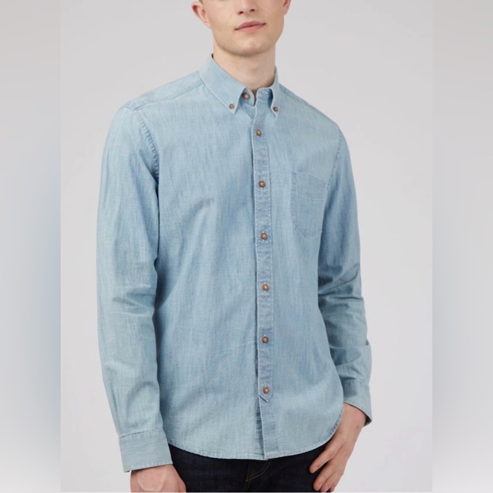 Ben Sherman Chambray button-down shirt